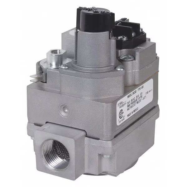 Gas Valve, NG/LP, Standing Pilot, 24V, 2.5 to 5.0 in wc, Fast Opening, White-Rodgers, Mfr#: 36C03-400