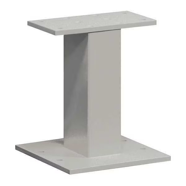 Standard Pedestal, Gray, Powder Coated, Bolt, 3, 4, Salsbury Industries, Mfr#: 3385GRY