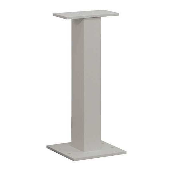 Standard Pedestal, Gray, Powder Coated, Bolt, 1, 2, Salsbury Industries, Mfr#: 3395GRY