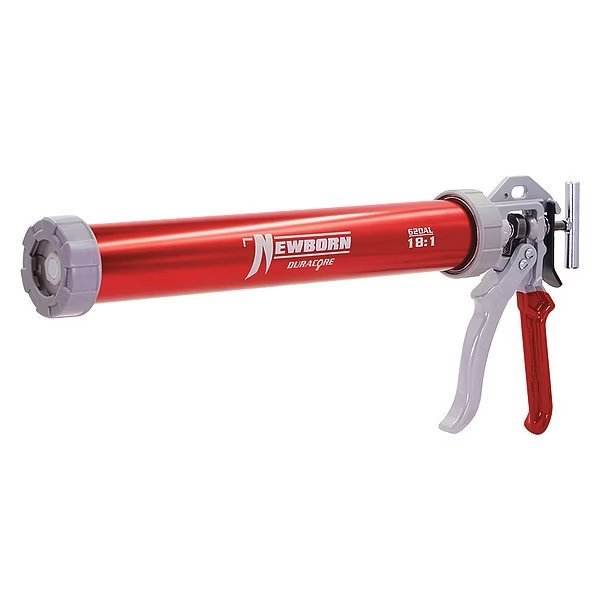 Caulk Gun, Red, Aluminum, 24 oz, Newborn, Mfr#: 620-AL-RED