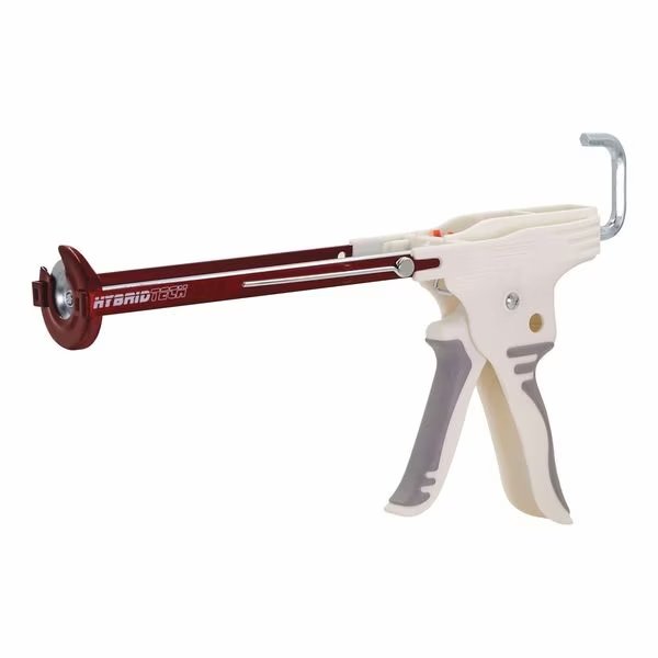 Dripless Caulk Gun, Red, Steel, 10 oz, Newborn, Mfr#: 212-HTD