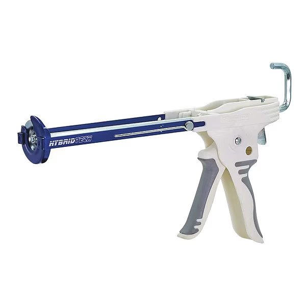 Caulk Gun, Blue/Gray/White, Steel, 10 oz, Newborn, Mfr#: 211-HTS
