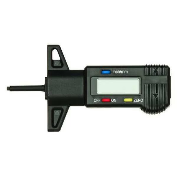 Tread Depth Gauge, Plastic, 3 in., Haltec, Mfr#: DT-190-32