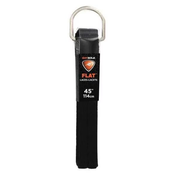 Shoe Laces, 45" L, Polyester, Bl, PR, Sof Sole, Mfr#: 84733