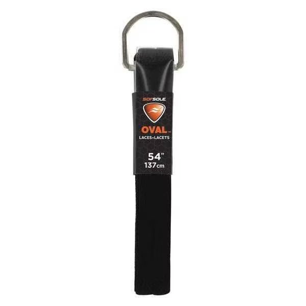 Shoe Laces, 54" L, Polyester, Bl, PR, Sof Sole, Mfr#: 84734