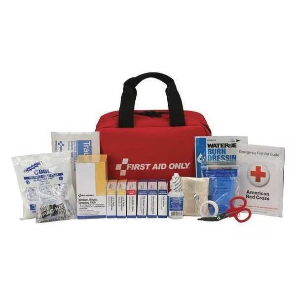 Bulk First Aid kit, Fabric, 25 Person, First Aid Only, Mfr#: 90594