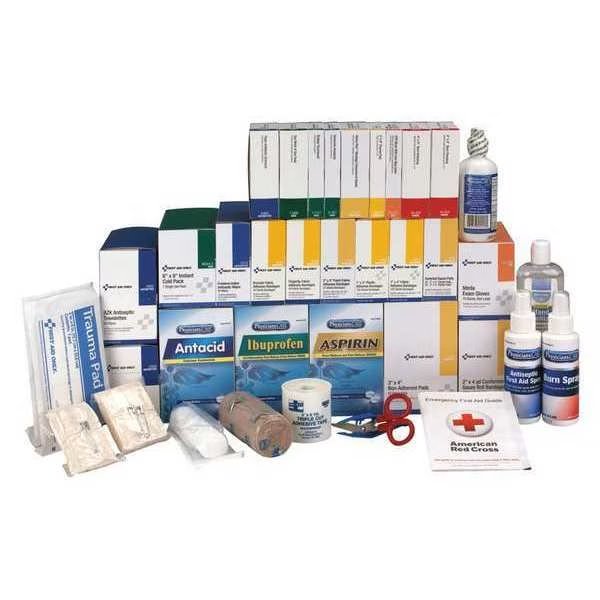 Bulk First Aid Kit Refill, Cardboard, 100 Person, First Aid Only, Mfr#: 90625