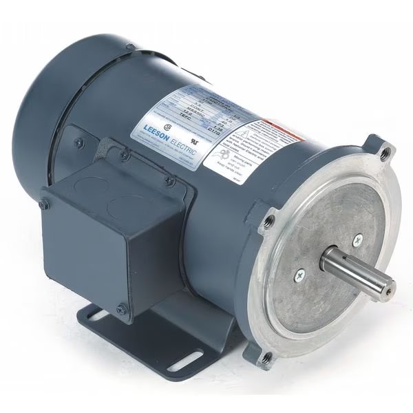 DC Permanent Magnet Motor, 1/3 HP, 90VDC, Leeson, Mfr#: 098004.00