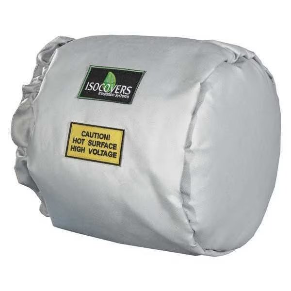 8" x 8" L Fiberglass Insulated End Pipe Jacket 3" Wall, Unitherm, Mfr#: IH0812
