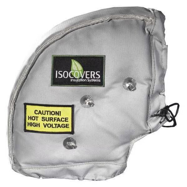 4" x 4" L Fiberglass 90 Deg Elbow Pipe Jacket 3" Wall, Unitherm, Mfr#: IE0490
