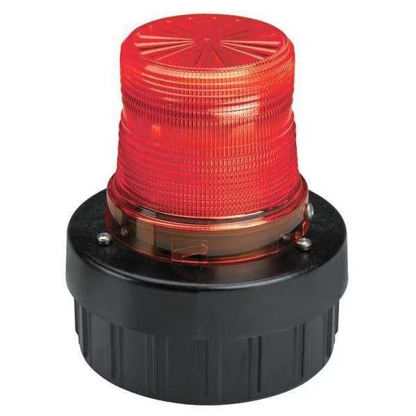 Warning Light w/Sound, LED, Red, 120VAC, Federal Signal, Mfr#: AV1-LED-120R