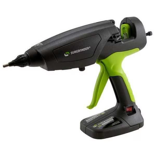 Glue Gun, 11 1/2 in L, 120V, 500 W, 10 lb/hr, Surebonder, Mfr#: Pro2-500