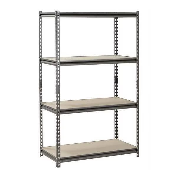 Freestanding Bulk Storage Rack, 18 in D, 36 in W, 4 Shelves, Silver Vein, Sandusky Lee, Mfr#: UR361860PB4P-SV