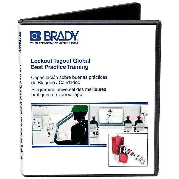 Training DVD, Lockout Tagout, Brady, Mfr#: 132427