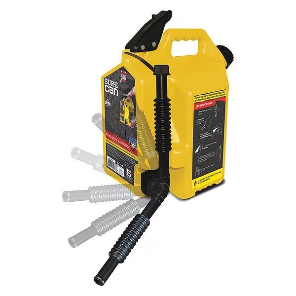 Diesel Fuel Can, 5 gal., Self Venting, Surecan, Mfr#: SUR5SFD2