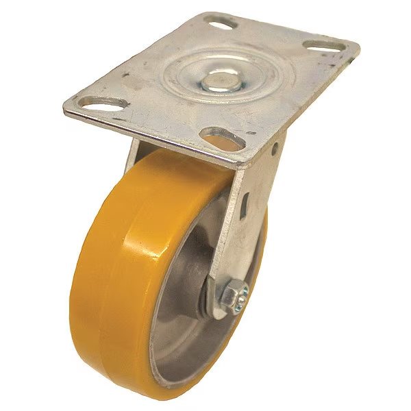 NSF-Listed Plate Caster, 1250 lb. Ld Rating, Roller, EnjoyTool Select, Mfr#: P21S-UA080R-16