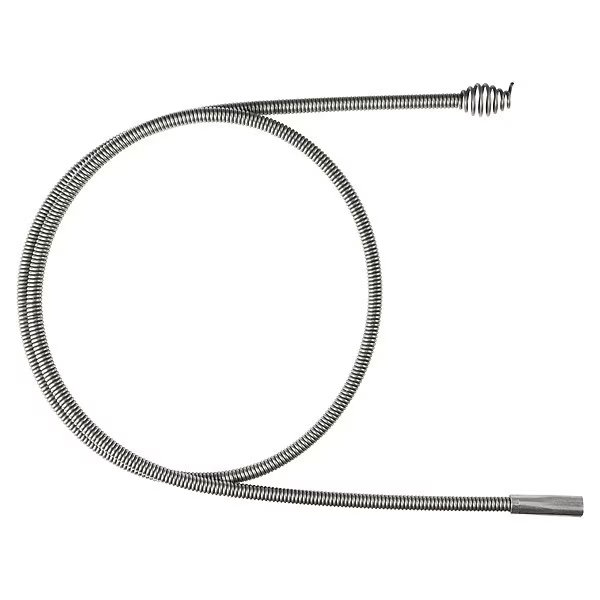 Drain Cleaning Cable: 1/2 in Dia., 6 ft Lg., Hollow Core, Bulb Auger, 4 in Max. Pipe Dia., Milwaukee Tool, Mfr#: 48-53-3576