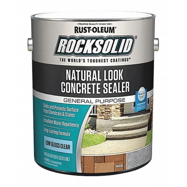 1 gal Sealer, Low Gloss Finish, Clear, Water Base, Rust-Oleum, Mfr#: 317928