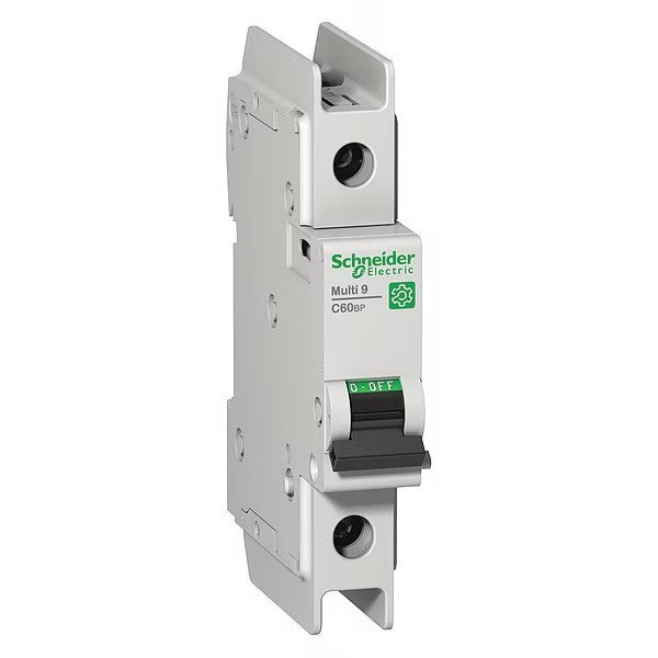 IEC Miniature Circuit Breaker, C60BP Series, 1A, 1 Pole, 240/415V AC, 14kA at 120/240V AC, D Curve