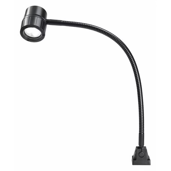 Gooseneck Task Light, LED, 460 lm, 5W, Black, Waldmann, Mfr#: 113260000-00641130