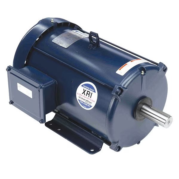 General Purpose Motor, Three Phase, 10 HP, 1,760 Nameplate RPM, 208-230/460V AC, 215T Frame, Marathon Motors, Mfr#: 215TTFBD6027