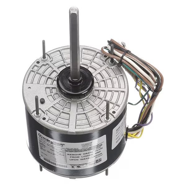 Condenser Fan Motor, Phase 1, 1/3 HP, U.S. Motors, Mfr#: 1877