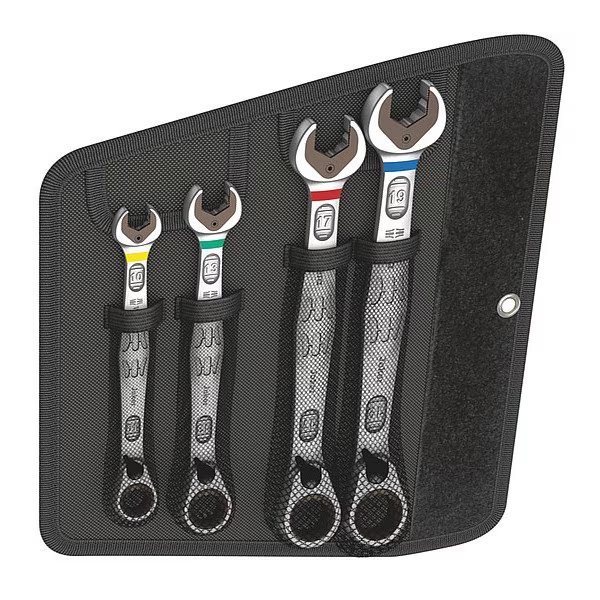 Combination Wrench Set, Metric, 4 pcs., Wera, Mfr#: 05020090001