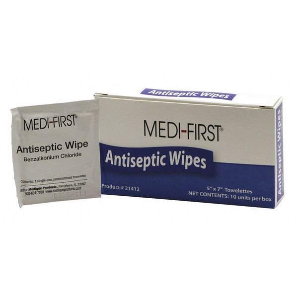 Antiseptic Wipes, Wipes, 0.500 oz., PK10, EnjoyTool Select, Mfr#: 21412