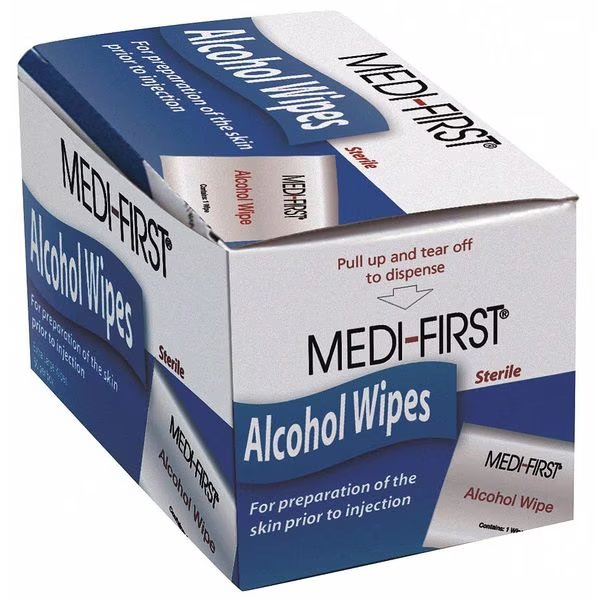 Alcohol Pads, Swab, 0.500 oz., PK50, EnjoyTool Select, Mfr#: 22150