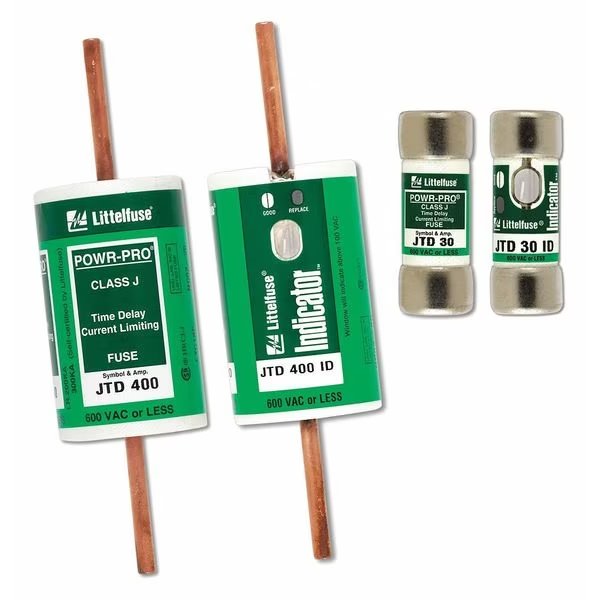 UL Class Fuse, J Class, JTD Series, Time-Delay, 50A, 600V AC, Non-Indicating, Littelfuse, Mfr#: JTD050