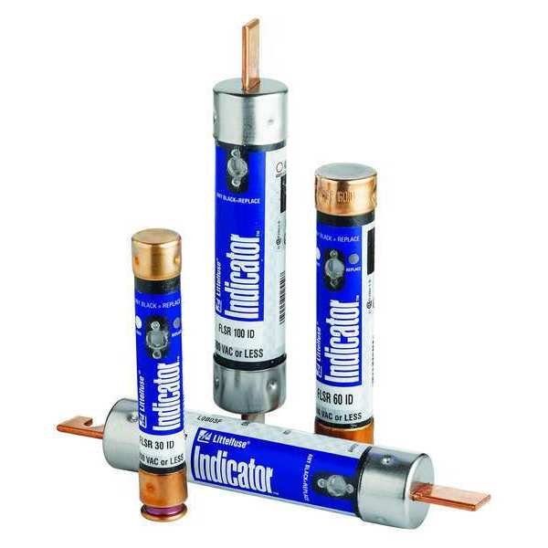UL Class Fuse, RK5 Class, FLNR Series, Time-Delay, 100A, 250V AC, Non-Indicating, Littelfuse, Mfr#: FLNR100
