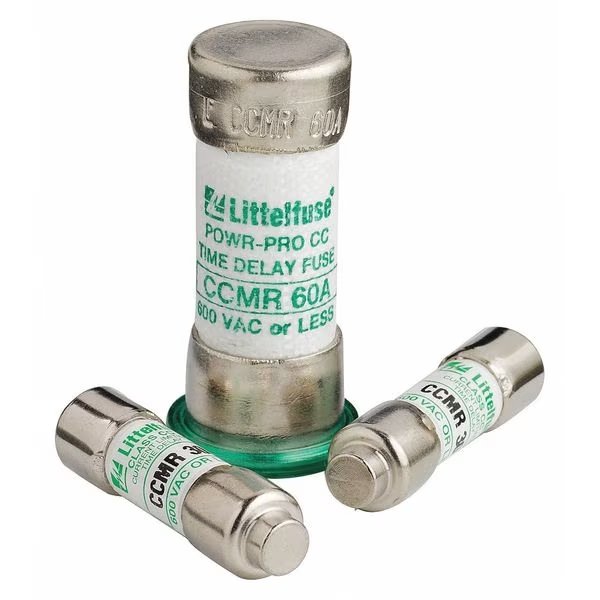 UL Class Fuse, CC Class, CCMR Series, Time-Delay, 25A, 600V AC, Non-Indicating, Littelfuse, Mfr#: CCMR025