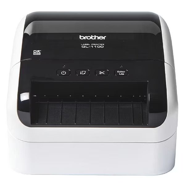 Desktop Label Printer Kit, 4" Tape W, For Core Dia.: 1 in, Brother, Mfr#: QL1100