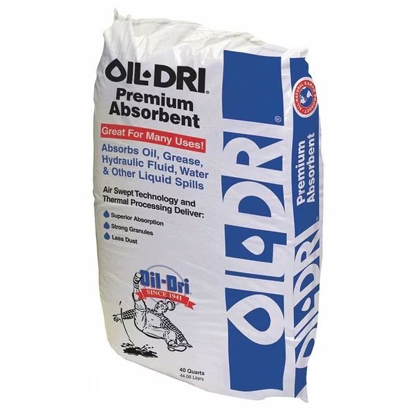 Sorbents, 4 gal, Universal, Brown, Red, Oil-Dri, Mfr#: I05040