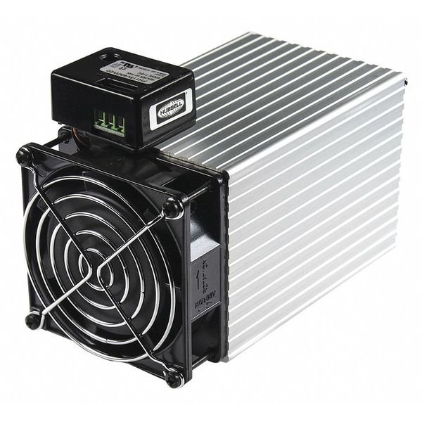 Fan Forced Enclosure Heater, 6-1/2" H, Wiegmann, Mfr#: FH115V400W20