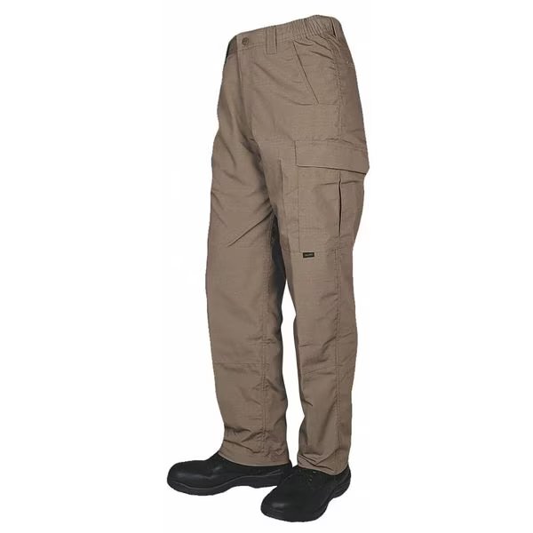 Mens Tactical Pants, 36" Size, Coyote, Tru-Spec, Mfr#: 1422
