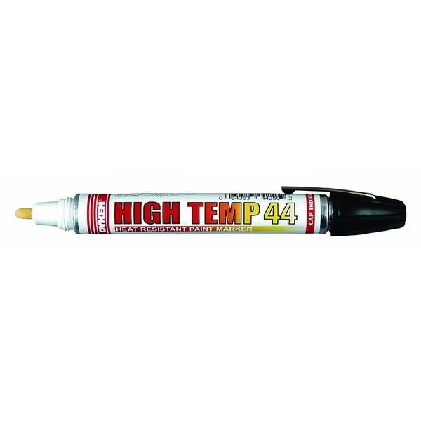 Industrial Marker, Medium Tip, Black Color Family, Paint, Dykem, Mfr#: 44250