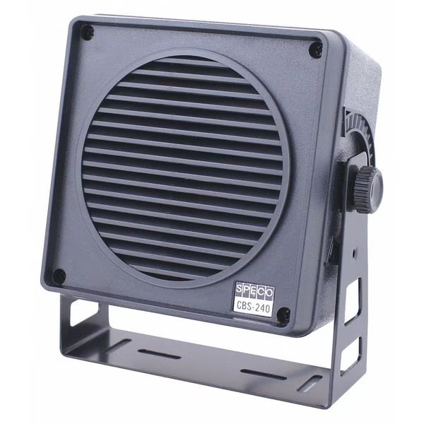 Speaker, 1.2 lb., Black, 88dB, Speco Technologies, Mfr#: CBS240