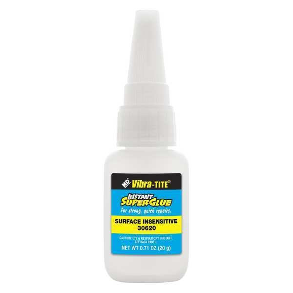 Instant Adhesive, 306 Series, Clear, 1 lb, Bottle, Vibra-Tite, Mfr#: 30620