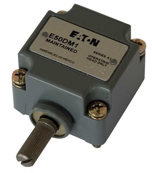Cutler-Hammer Limit Switch Head, Rotary Lvr, Side, .63 In, Eaton, Mfr#: E50DM1