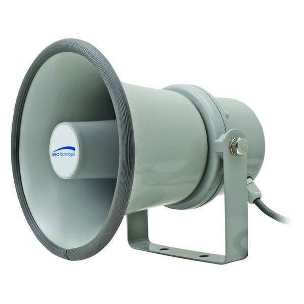 PA Weatherproof Speaker, 7-1/4"D, Aluminum, Speco Technologies, Mfr#: SPC10T