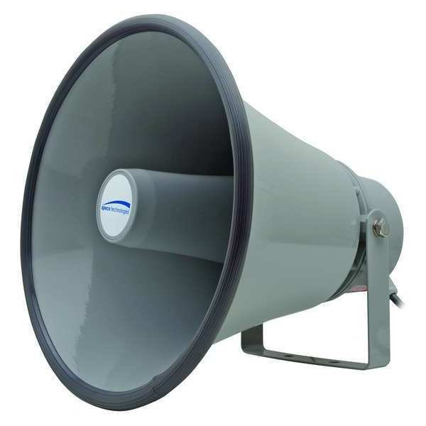 PA Weatherproof Speaker, 10"D, Aluminum, Speco Technologies, Mfr#: SPC30T