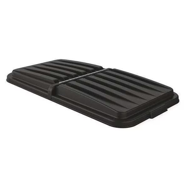 Tilt Truck Lid, Black, 1-1/2cu. yd., Hinged, Suncast Commercial, Mfr#: RMTT150LID