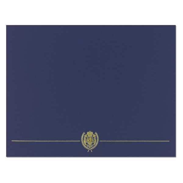 Certificate Cover, Navy/Gold, 12 in. H, PK5, Great Papers, Mfr#: 038949