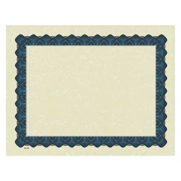 Certificate, Blue, Metallic Border, PK100, Great Papers, Mfr#: 038954