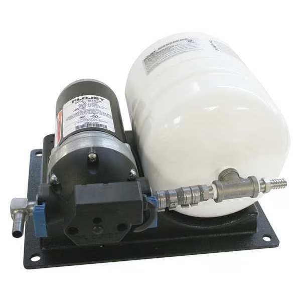 Booster Pump System, Polypropylene, Santoprene, 115, 1.5 GPM, Flojet, Mfr#: 028300510