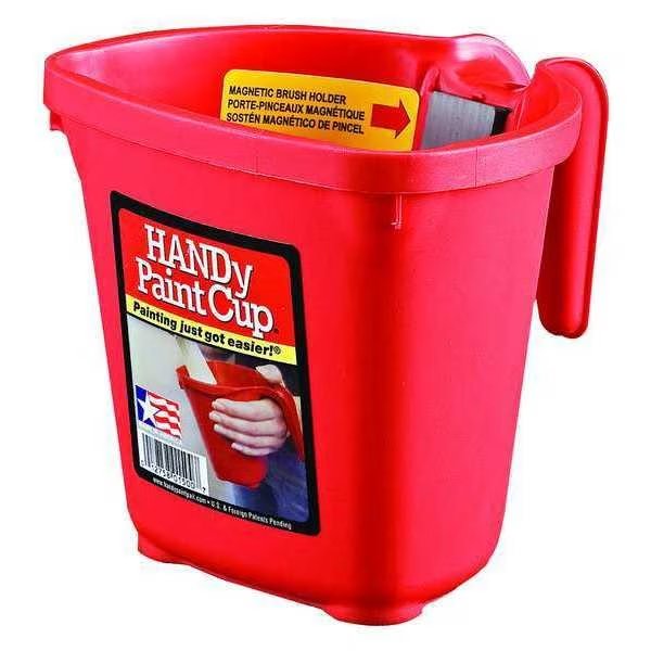 Plastic Paint Bucket, 1 pt, Handy Paint Products, Mfr#: 1500-CC