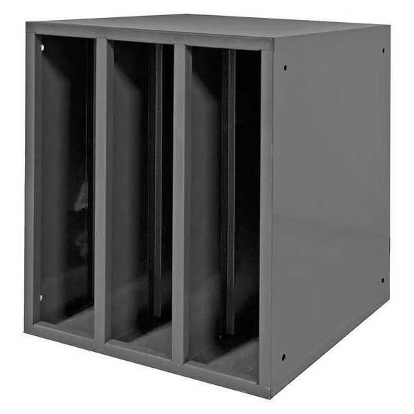 18 ga. Cold Rolled Steel Storage Cabinet, 21-1/2 in W, 24 in H, Stationary, Durham Mfg, Mfr#: 583-95