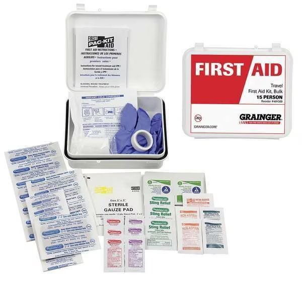 Weatherproof Travel First Aid kit, Plastic, 15 Person, EnjoyTool Select, Mfr#: 54626