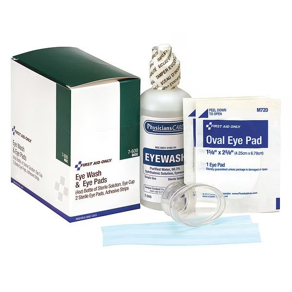 Personal Eye Care Kit, Bottle Size 4 oz., Physicianscare, Mfr#: 7-600